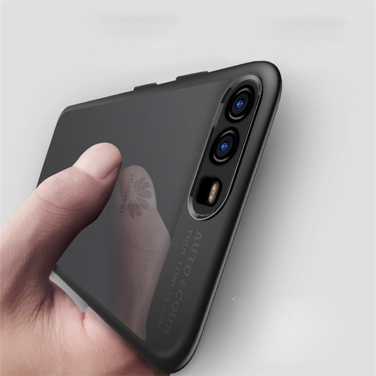USAMS Mant Series Clear PC + Soft TPU Phone Case for Huawei P10 Plus - Black-3