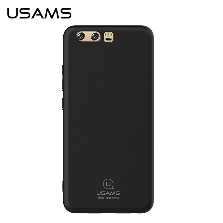 USAMS Rubberized TPU Ultra-thin Mobile Case for Huawei P10 - Black-1