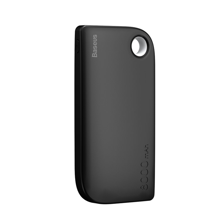 

BASEUS 8000mAh Fashion Style Series Portable Power Bank Dual USB for iPhone iPad (CE,RoHS,FCC) - Black
