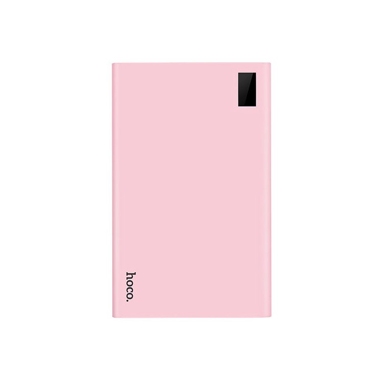 HOCO B17-20000 Dual USB Port 20000mAh Power Bank Charger for iPhone iPad Samsung LG Etc - Pink-1