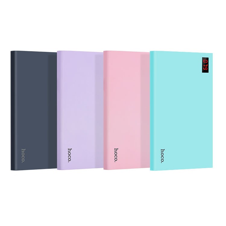 HOCO B17-20000 Dual USB Port 20000mAh Power Bank Charger for iPhone iPad Samsung LG Etc - Pink-2