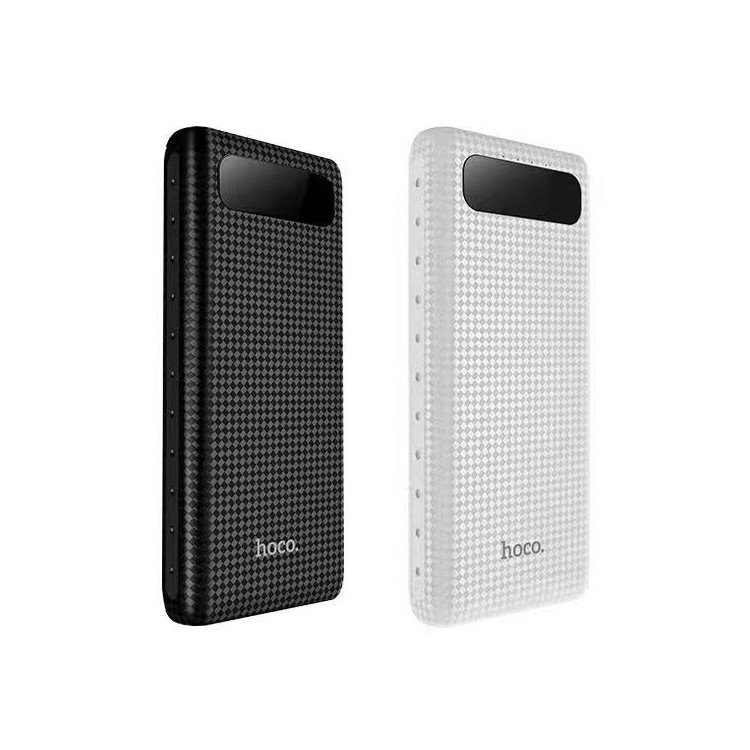 HOCO Mige LCD Power Bank 20000mAh Dual USB Charger for Samsung Huawei Etc (B20A-20000) - Black-6