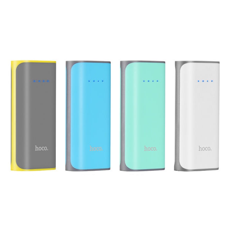 HOCO B21-5200 Tiny Concave Pattern Mobile Power Bank 5200mAh (B21-5200) - Blue-3