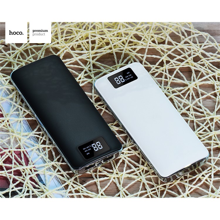 HOCO B23A-15000 2-Port USB 15000mAh Flowed Power Bank Charger for Samsung S8 etc. - Black-7