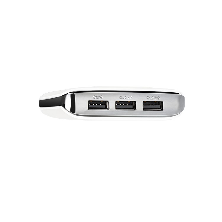 HOCO B23B-20000 20000mAh Flowed Power Bank with LED Display for Samsung S8 etc. - White-3
