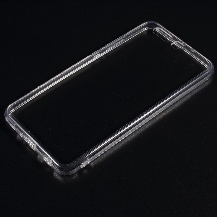 Hybrid Acrylic Back Cover + TPU Edge Combo Case for Huawei P10 Plus - Transparent-1