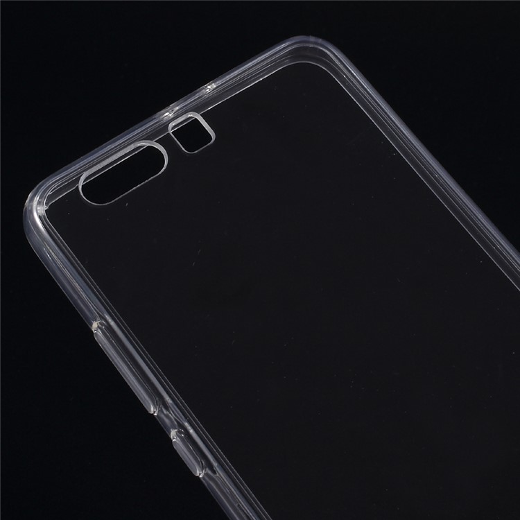 Hybrid Acrylic Back Cover + TPU Edge Combo Case for Huawei P10 Plus - Transparent-4