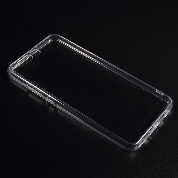 Acrylic Back Cover with TPU Edge Combo Phone Case for Huawei P10 - Transparent-3