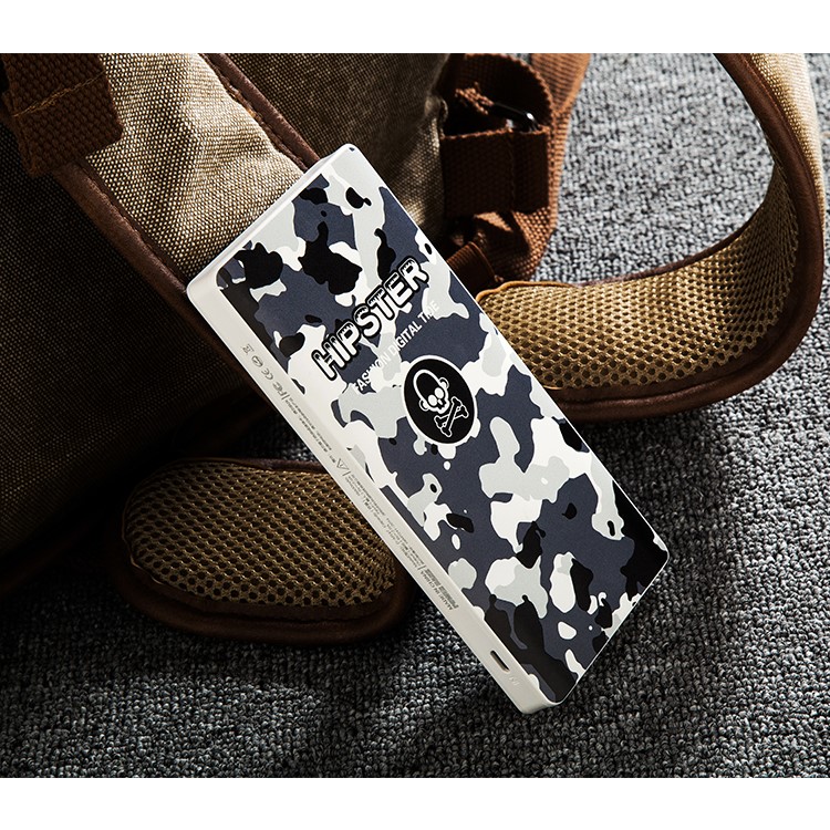JOYROOM D-M147 Hipster Camouflage Pattern 15000mAh Power Bank with Dual USB Outputs - Grey-2