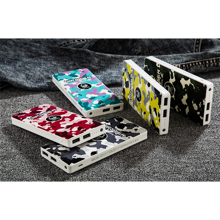 JOYROOM D-M147 Hipster Camouflage Pattern 15000mAh Power Bank with Dual USB Outputs - Grey-3