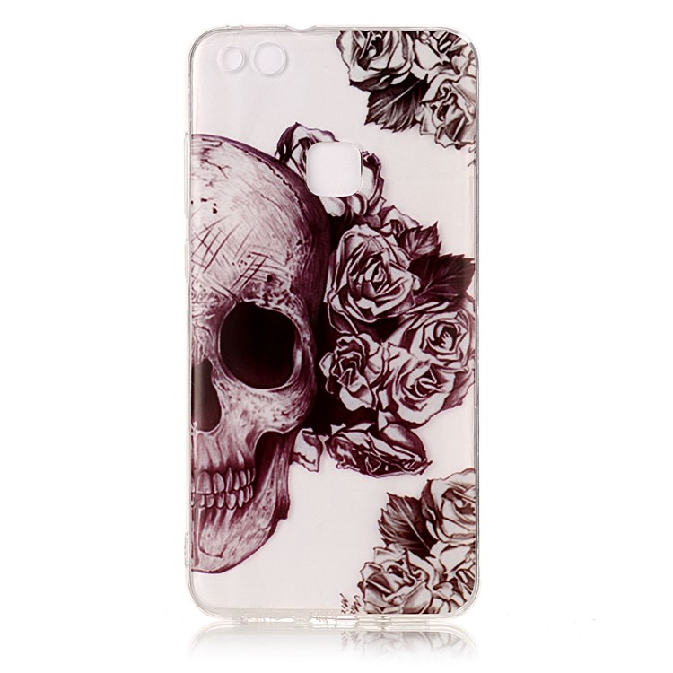 Pattern Printing IMD TPU Shell Case for Huawei P10 Lite - Cool Skull-2