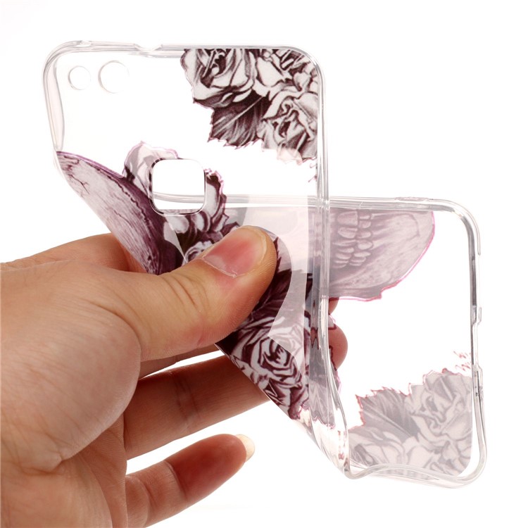 Pattern Printing IMD TPU Shell Case for Huawei P10 Lite - Cool Skull-5