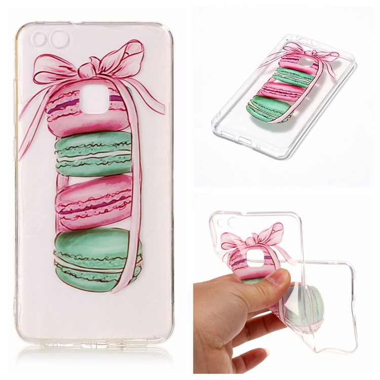 Pattern Printing IMD TPU Gel Case for Huawei P10 Lite - Macaroon Pattern-1