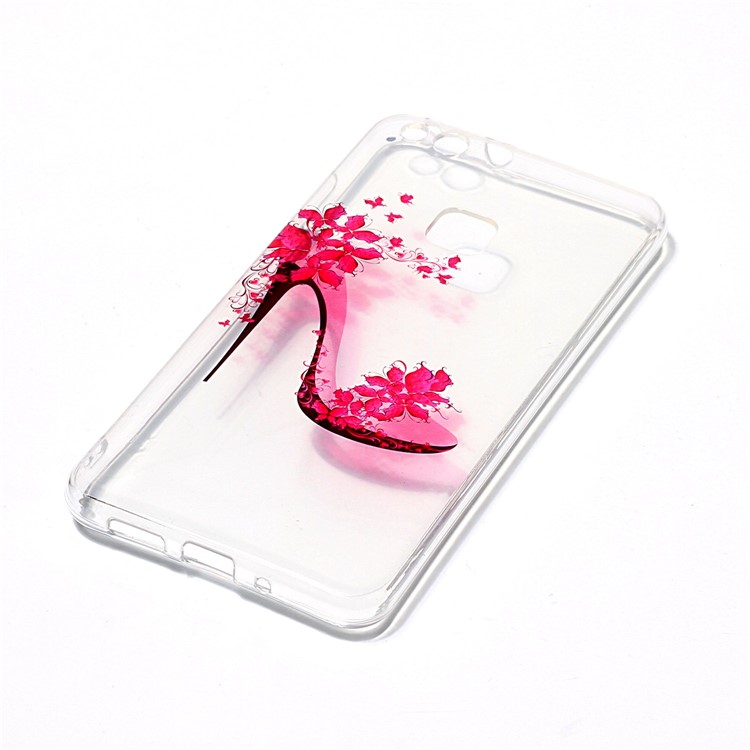 Pattern Printing IMD TPU Cell Phone Case for Huawei P10 Lite - High-heeled Shoe-3