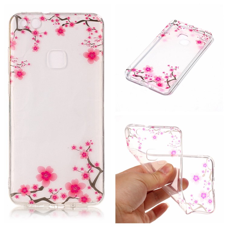 Pattern Printing IMD TPU Cover Case for Huawei P10 Lite - Flowers Pattern-1