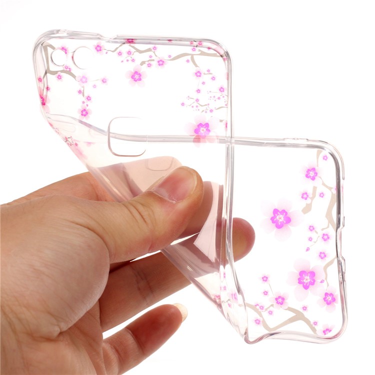 Pattern Printing IMD TPU Cover Case for Huawei P10 Lite - Flowers Pattern-5