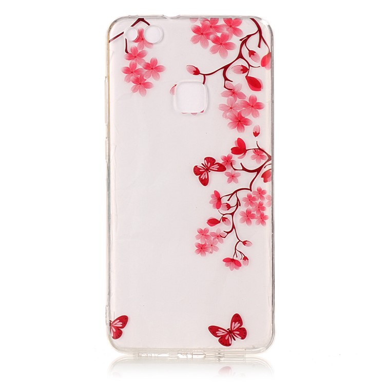 Pattern Printing IMD TPU Shell Cover for Huawei P10 Lite - Flowers Pattern-2