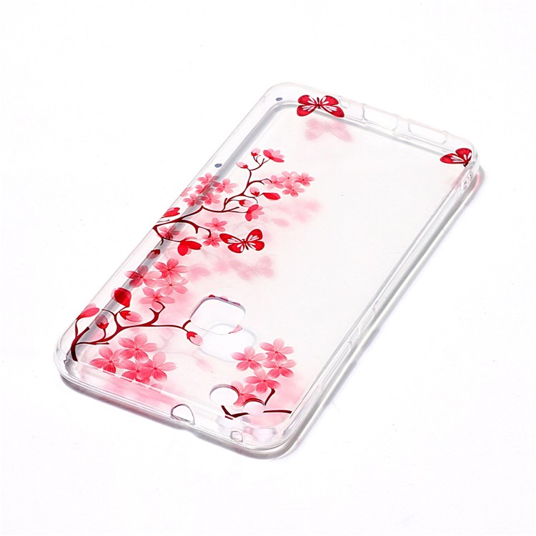 Pattern Printing IMD TPU Shell Cover for Huawei P10 Lite - Flowers Pattern-4