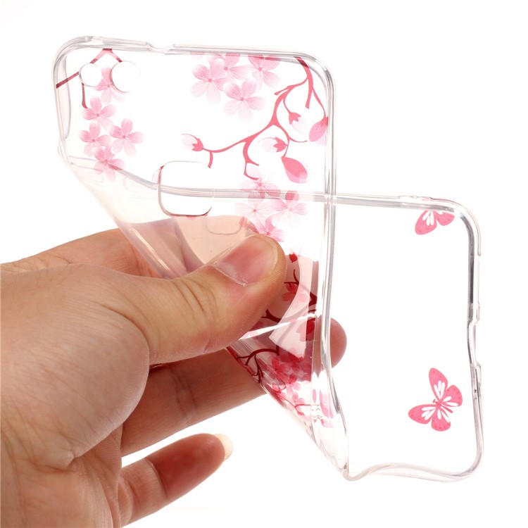 Pattern Printing IMD TPU Shell Cover for Huawei P10 Lite - Flowers Pattern-5