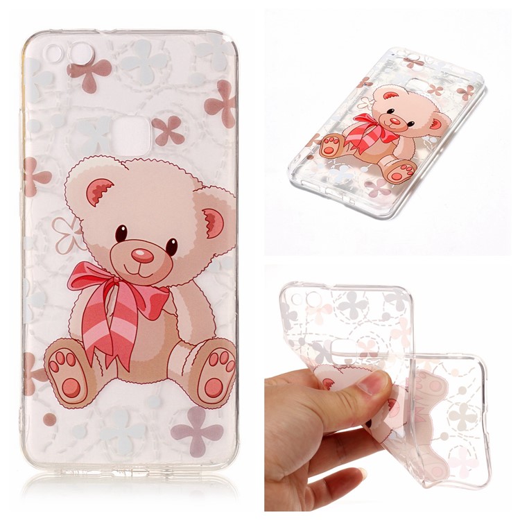 Pattern Printing IMD TPU Phone Casing for Huawei P10 Lite - Adorable Bear-1