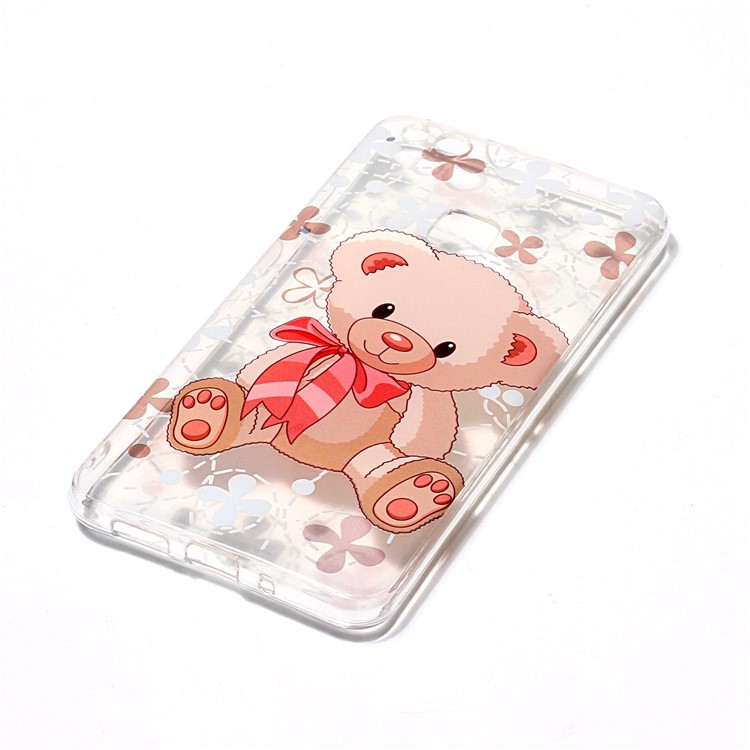 Pattern Printing IMD TPU Phone Casing for Huawei P10 Lite - Adorable Bear-3