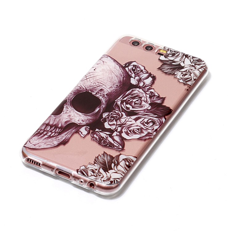 Pattern Printing IMD TPU Shell Case for Huawei P10 - Cool Skull-3