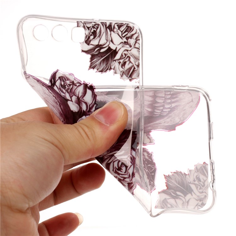 Pattern Printing IMD TPU Shell Case for Huawei P10 - Cool Skull-5