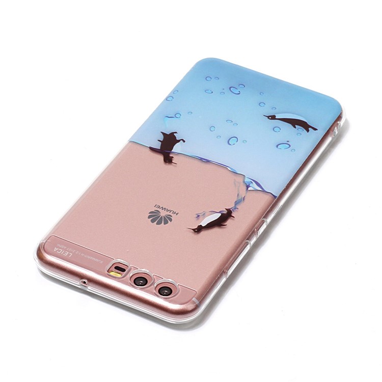 Pattern Printing IMD TPU Protective Case for Huawei P10 - Lovely Penguin-4