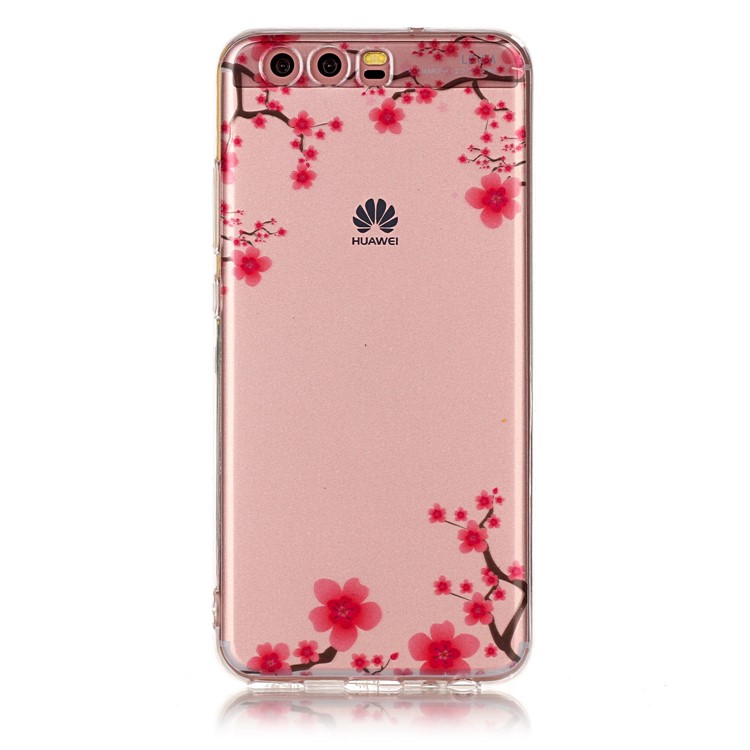 Pattern Printing IMD TPU Soft Case for Huawei P10 - Flowers Pattern-2