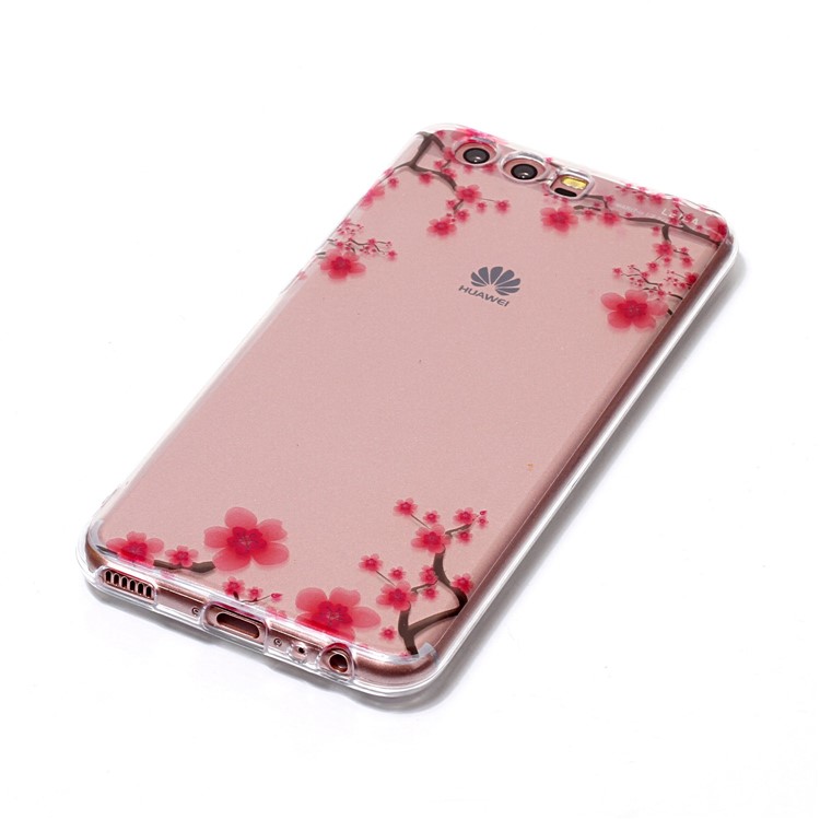 Pattern Printing IMD TPU Soft Case for Huawei P10 - Flowers Pattern-3
