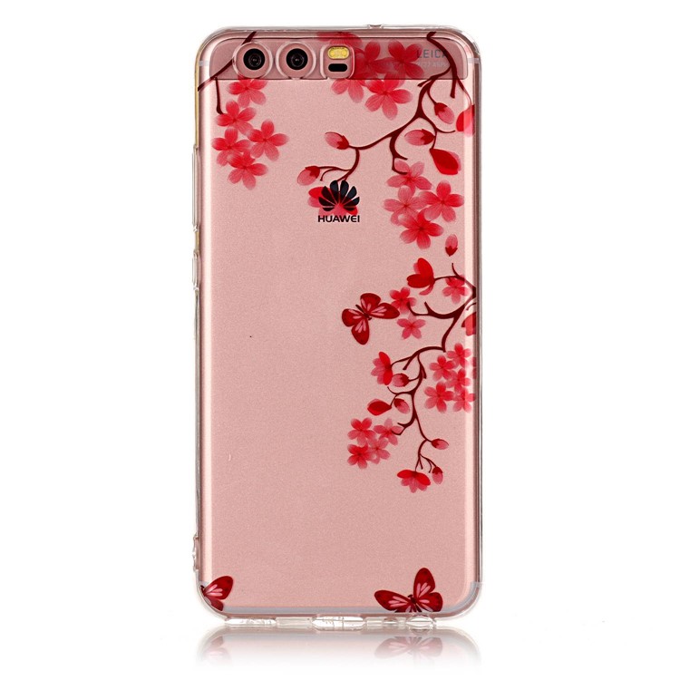 Pattern Printing IMD TPU Case Accessory for Huawei P10 - Beautiful Flowers-2