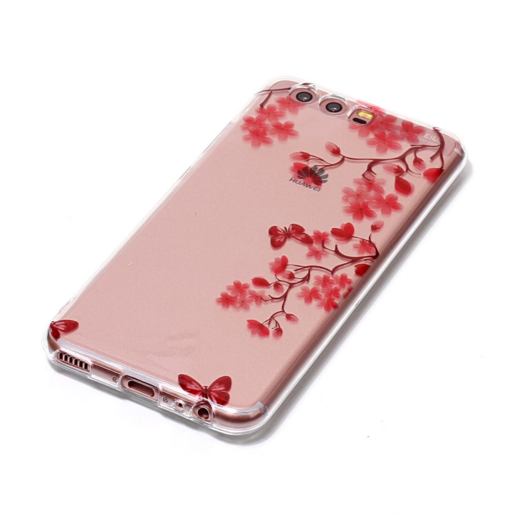 Pattern Printing IMD TPU Case Accessory for Huawei P10 - Beautiful Flowers-3