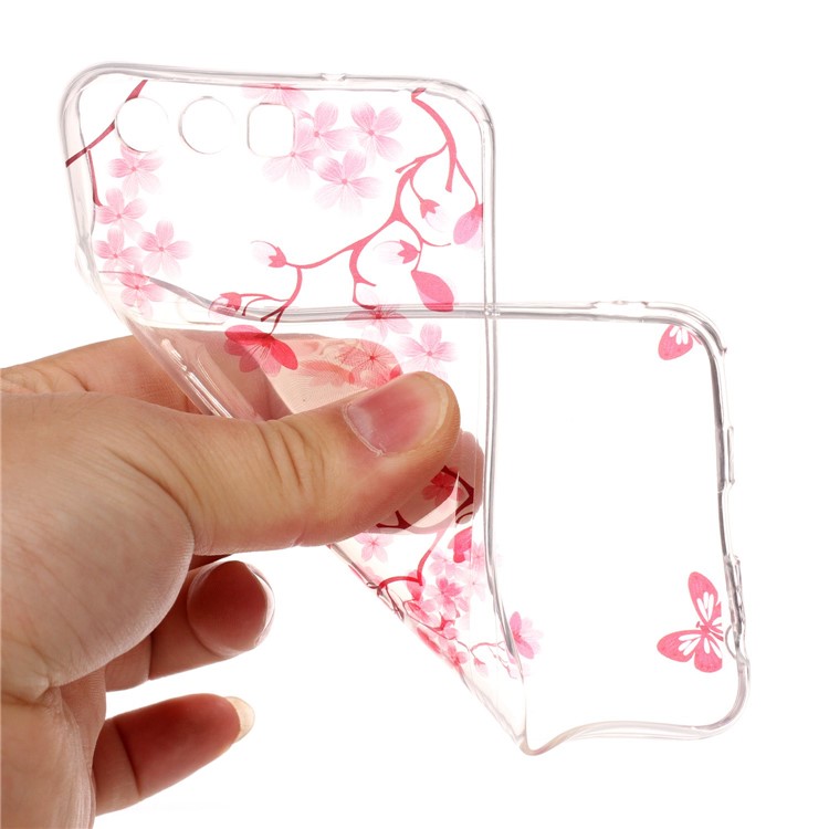 Pattern Printing IMD TPU Case Accessory for Huawei P10 - Beautiful Flowers-5