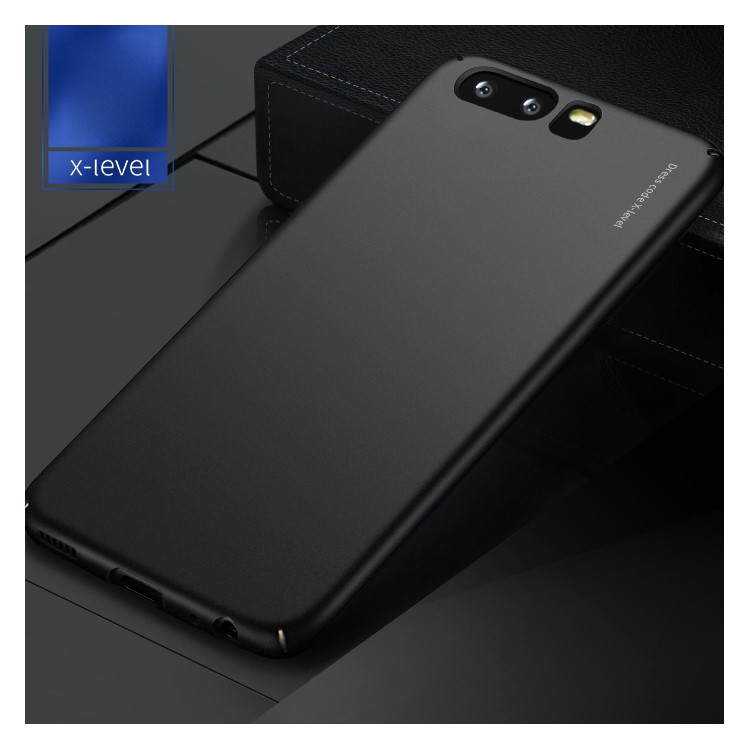 X-LEVEL Frosted PC Hard Phone Back Case for Huawei P10 Plus - Black-1