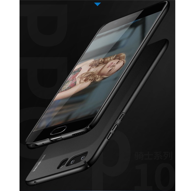 X-LEVEL Frosted PC Hard Phone Back Case for Huawei P10 - Black-2