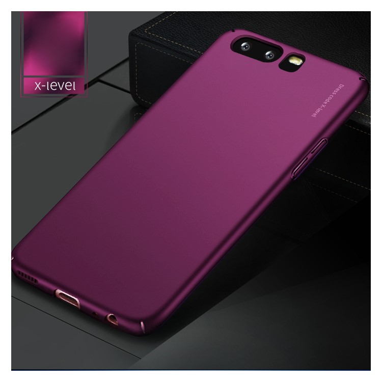 X-LEVEL Frosted PC Hard Phone Back Cover for Huawei P10 - Purple-1
