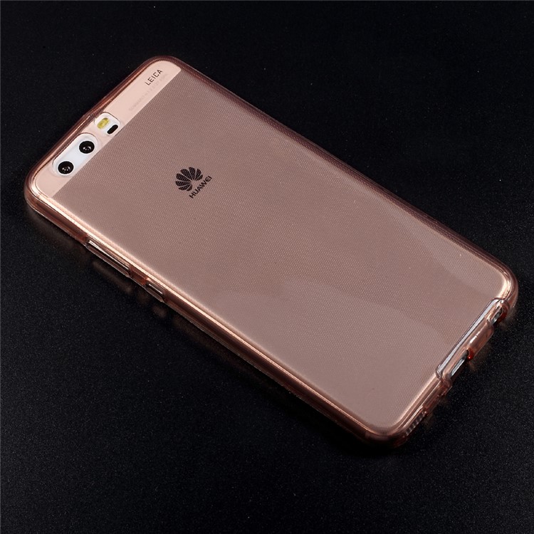 Touchable Front + Back TPU Case Cover for Huawei P10 Plus - Rose Gold-4