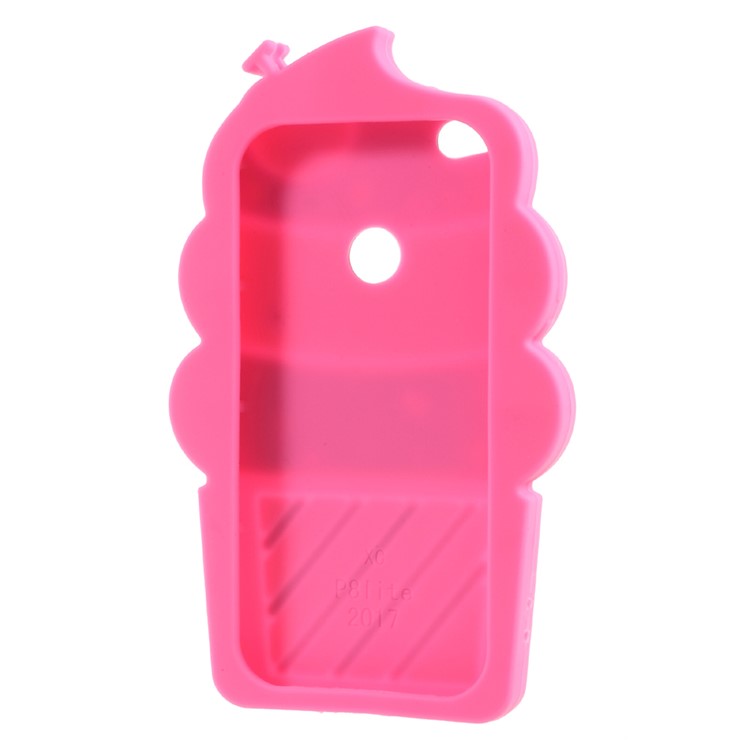 3D Cherry Ice Cream Silicone Protective Phone Shell for Huawei P8 Lite (2017) / Honor 8 Lite - Rose-3
