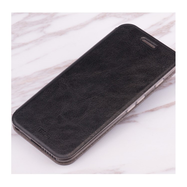 MOFI Rui Series for Huawei Honor Magic Built-in Steel Sheet Leather Phone Case with Stand - Black-1