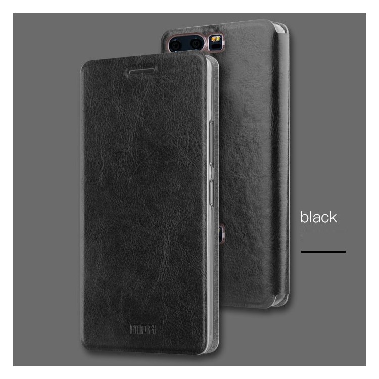 MOFI Rui Series PU Leather Stand Case for Huawei P10 - Black-1