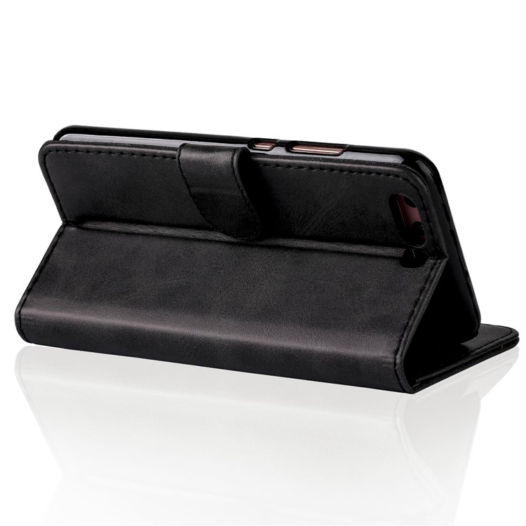 Lc. Imeeke Wallet Stand Leder Telefon Hülle Zubehör Für Huawei P10 - Schwarz-5