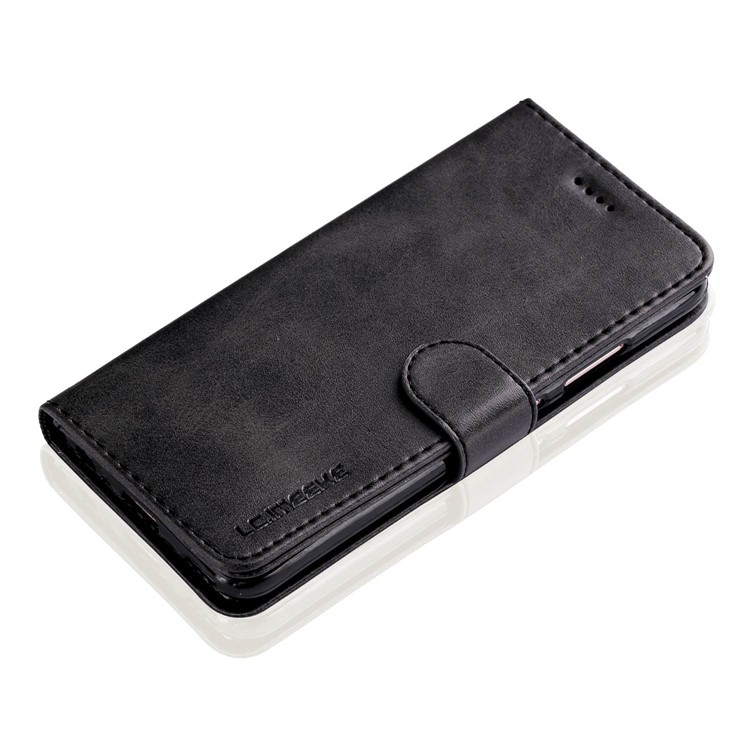 LC.IMEEKE Wallet Leather Stand Phone Cover for Huawei P10 Plus - Black-4