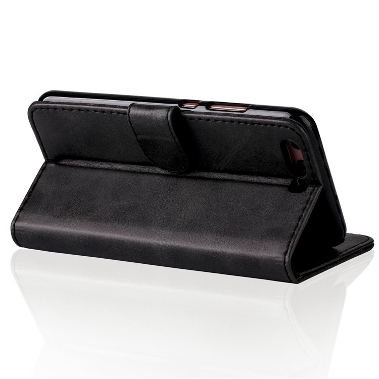 LC.IMEEKE Wallet Leather Stand Phone Cover for Huawei P10 Plus - Black-5