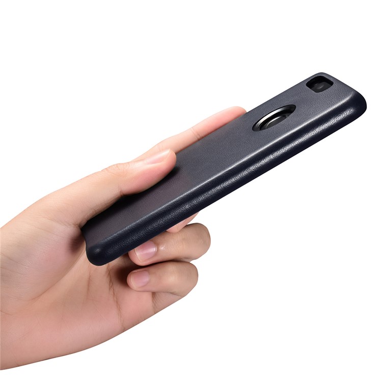 XOOMZ Sheepskin Genuine Leather Coated Hard Back Case for Huawei Honor 8 - Black-8