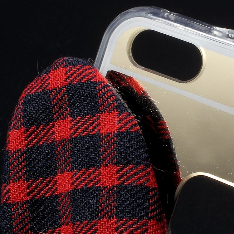 Mirror-like Electroplated PC TPU Mobile Case for Huawei P10 Lite - 3D Bunny Head-4