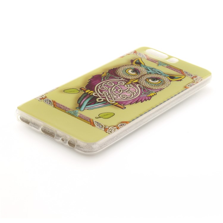 Patterned IMD TPU Gel Mobile Casing (TPU) for Huawei P10 - Cool Owl-3