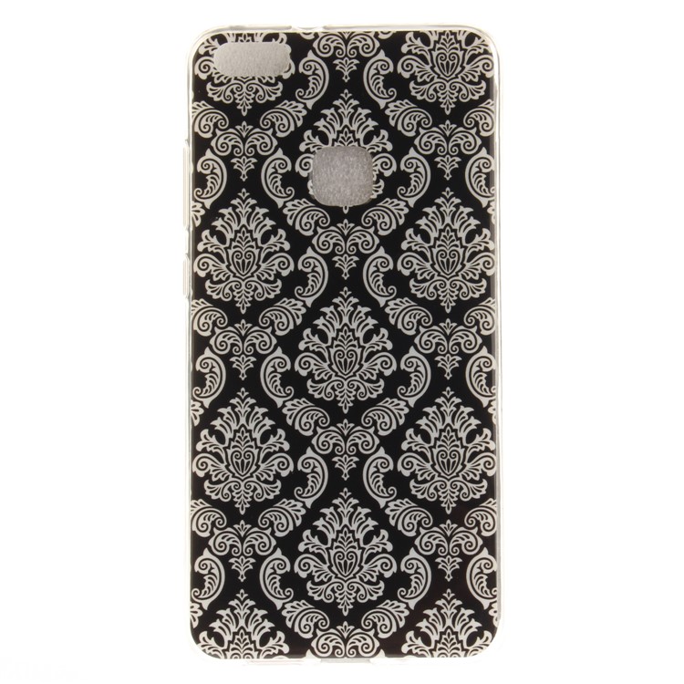 For Huawei P10 Lite Patterned IMD Phone Case (TPU) - Damask Pattern-2