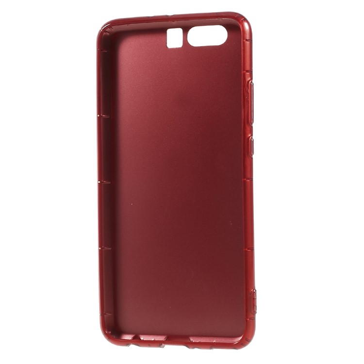 Drop-proof Soft TPU Protective Mobile Phone Case for Huawei P10 - Red-3