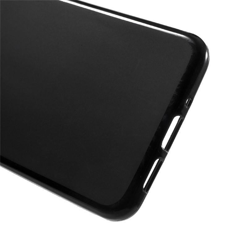 Matte Skin TPU Phone Cover Case for Huawei P10 Lite - Black-6