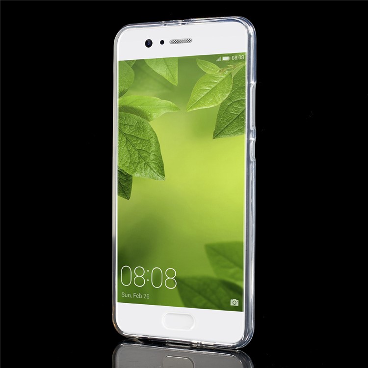 Clear TPU Skin Cover for Huawei P10 Plus - Transparent-2